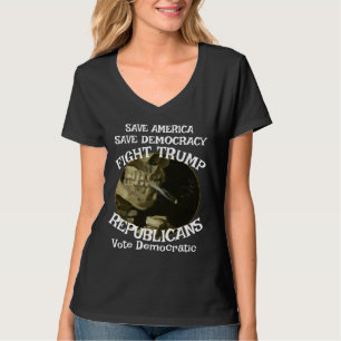 Trump Guillotine V neck T-Shirt