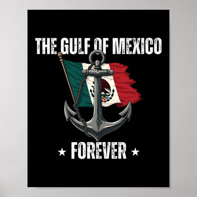 Trump Gulf Of Mexico Forever Liberal Anti Trump Gu Poster (Front)