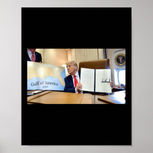 Trump Gulf Of Mexico Patriotic President Trump Poster