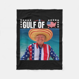 Trump Gulf Of United States Of America Fleece Blanket