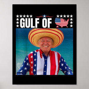 Trump Gulf Of United States Of America Poster