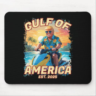 Trump Gulf Of Usa 2025 Funny 47th Pro Trump Mexico Mouse Mat
