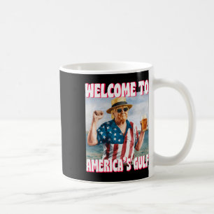 Trump Gulf Of Usa America Funny Gulf Of Mexico Usa Coffee Mug
