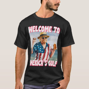 Trump Gulf Of Usa America Funny Gulf Of Mexico Usa T-Shirt