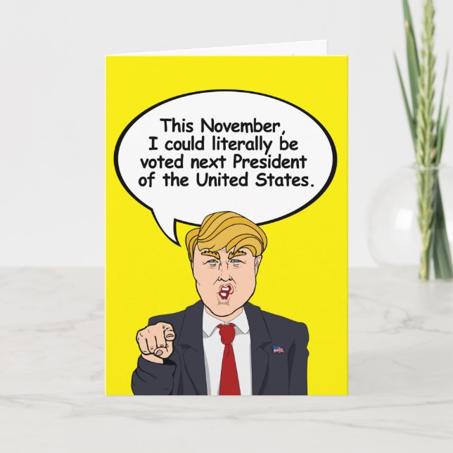 Trump Halloween Card - There are scarier things th (Front)