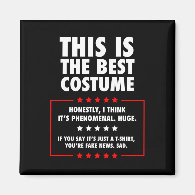 Trump Halloween Costume  Magnet (Front)