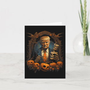 Trump Halloween Costume Scary President Pumpkin Gi Card