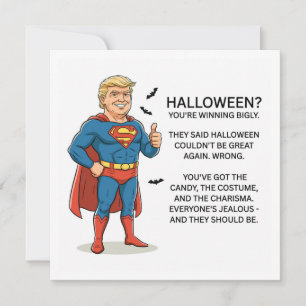 Trump Halloween Holiday Card