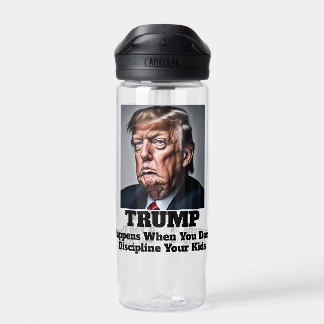 Trump Happens Water Bottle (Back)