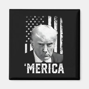 Trump Happy 4th Of July Trump American Flag Gifts Magnet