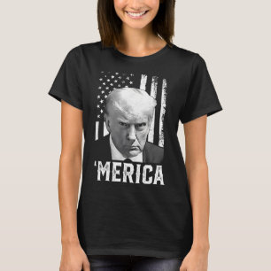 Trump Happy 4th Of July Trump American Flag Gifts T-Shirt