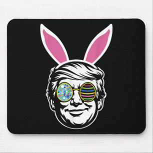 Trump Happy Easter Bunny Egg Hunt Spring Funny Hop Mouse Mat