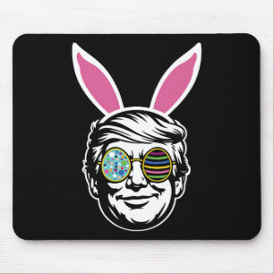 Trump Happy Easter Bunny Egg Hunt Spring Funny Hop Mouse Mat
