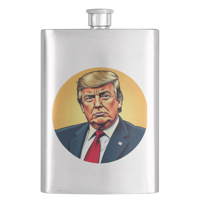Trump Hip Flask (Front)