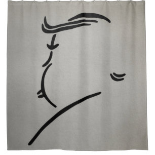 Trump Hitchcock Art Shower Curtain