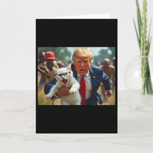 Trump Holding Cat Vote Trump Pets For Trump Vote P Card