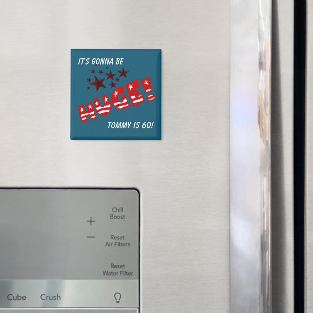 Trump HUGE Birthday Party Celebration Party Favor Magnet (In Situ (Fridge))