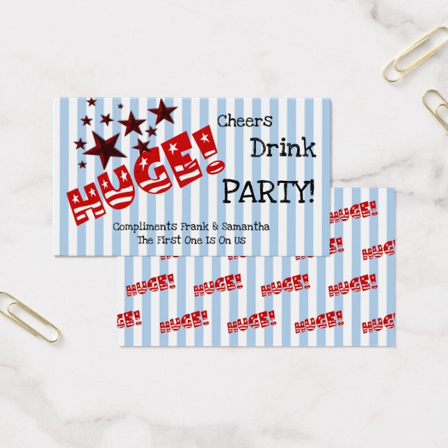 Trump HUGE Celebration Party Drink Ticket Vouchers (Office)