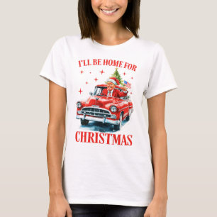 trump I'll Be Home for Christmas, Funny Trump T-Shirt