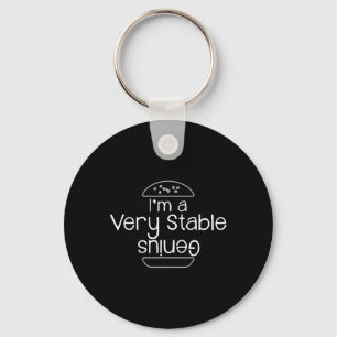 Trump I'm A Very Stable Genius And I Like Burgers Key Ring