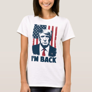 Trump I'm Ck President 47th Usa Flag 2024 Support T-Shirt