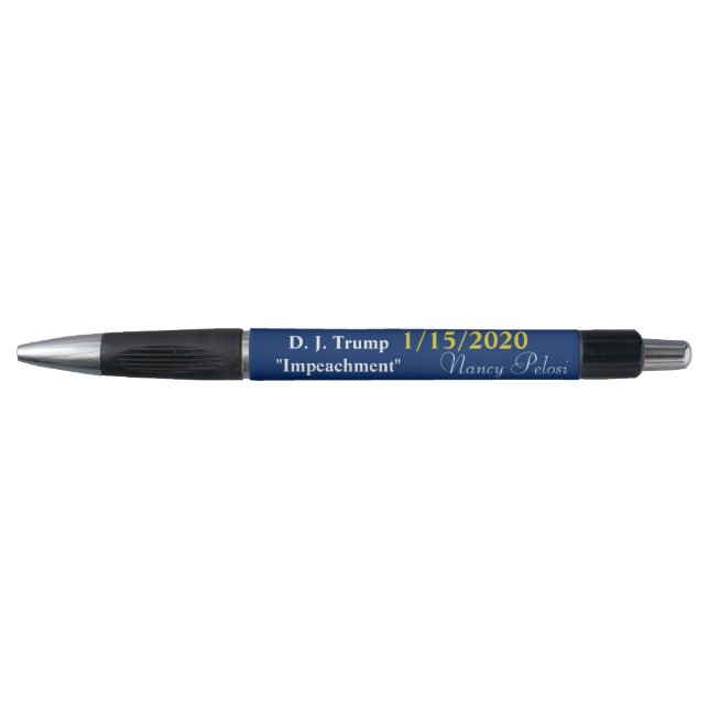 Trump "impeachment" commemorative pen (Front)