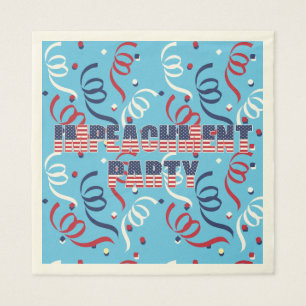 Trump Impeachment Party Napkin