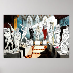 Trump Impeachment Trial Poster