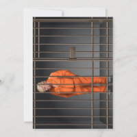 Trump in Jail 5" x 7" Flat Thank You Card