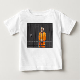 Trump in Jail Baby Fine Jersey T-Shirt 