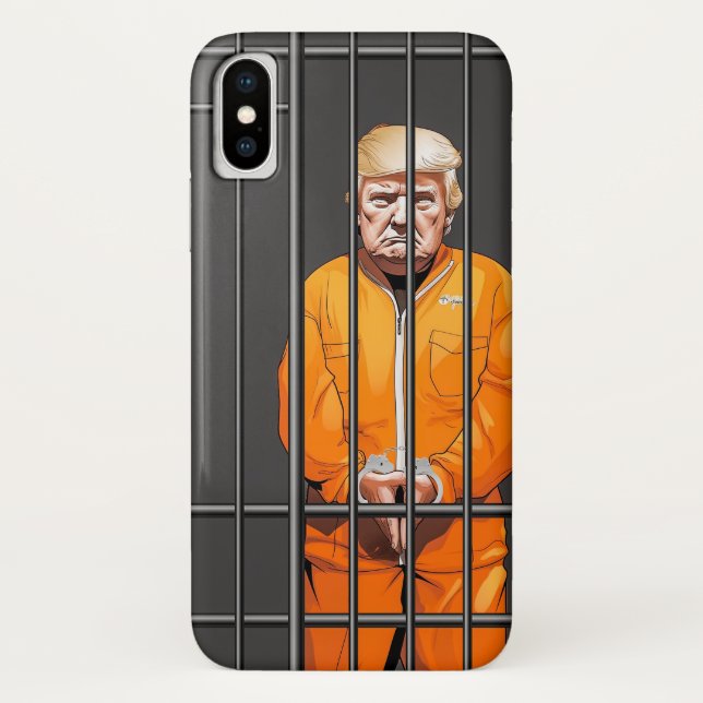 Trump in Jail Case-Mate Phone Case, Apple iPhone X Case-Mate iPhone Case (Back)
