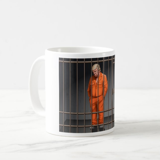 Trump in Jail Classic Mug, 11 oz  Coffee Mug (Front Left)