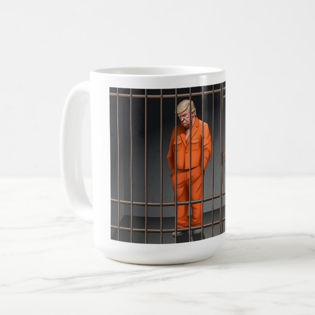 Trump in Jail Classic Mug, 15 oz  Coffee Mug (Front Left)