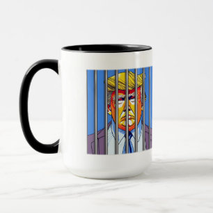 Trump in Jail  Combo Mug, 15 oz  Mug