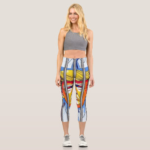 Trump in Jail High Waisted Yoga Capris, XS (0-2)  Capri Leggings