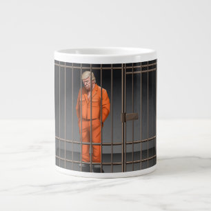Trump in Jail Jumbo Mug 