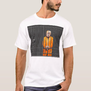 Trump in Jail Men's Basic T-Shirt