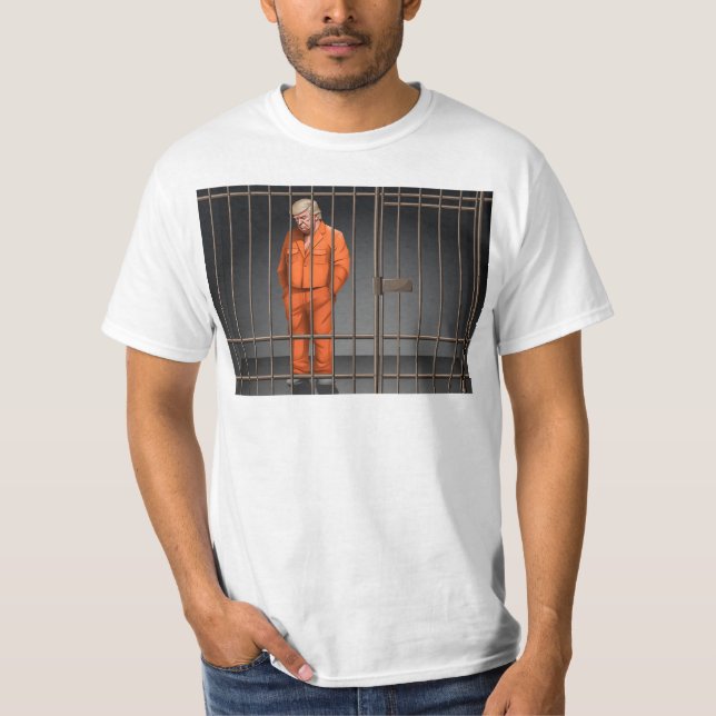 Trump in Jail Men's Value T-Shirt  (Front)