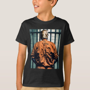 Trump In Jail Orange Jumpsuit Hand Cuffed Guilty