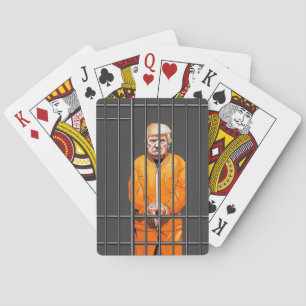 Trump in Jail Playing Cards