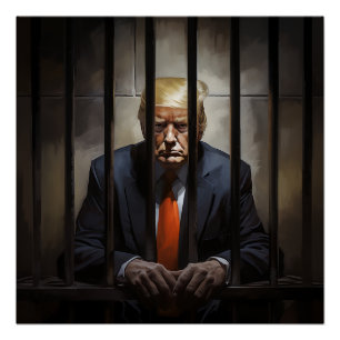 Trump in Jail. Poster