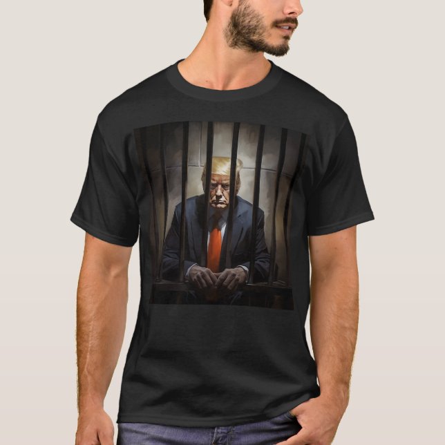 Trump in Jail.  T-Shirt (Front)