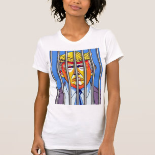 Trump in Jail Women's Bella+Canvas Slim Fit T-Shir T-Shirt