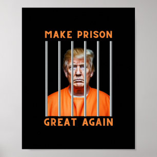 Trump In Prison Poster