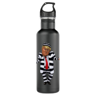 Trump in Prison Wear 710 Ml Water Bottle