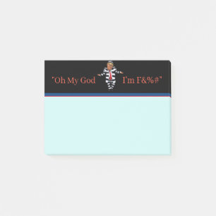 Trump in Prison Wear Post-It Notes