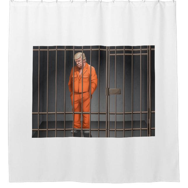Trump in Shower Curtain  (Front)