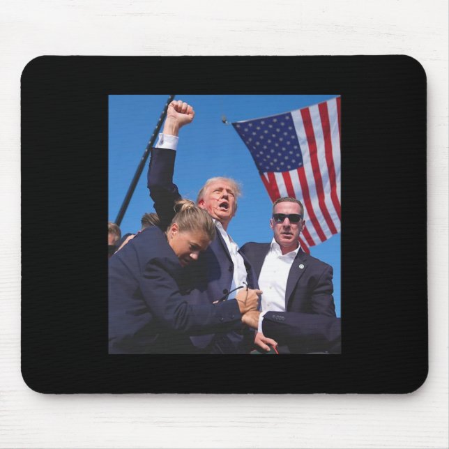 Trump Ination Attempt  Mouse Mat (Front)