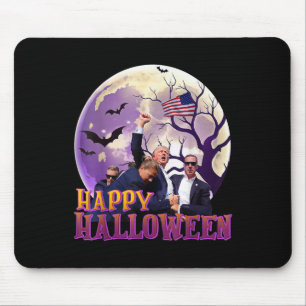 Trump Ination Attempt Photo Happy Halloween Trump Mouse Mat