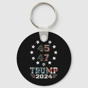 Trump Ination Attempt Trump 2025 You Missed Twice  Key Ring